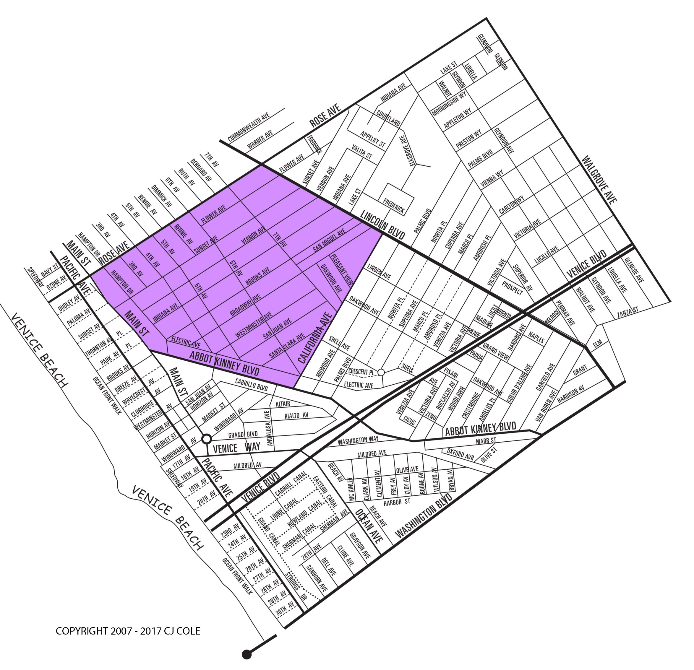 The Oakwood Neighborhood Map